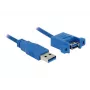 USB kábel DeLOCK USB 3.0 A 1m 85112
