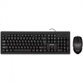 Combo klávesnica+myš KB-S320C čierna (104 klávesov, 1000 DPI, 2+1 tlačidlá)