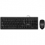 Combo klávesnica+myš KB-S320C čierna (104 klávesov, 1000 DPI, 2+1 tlačidlá)