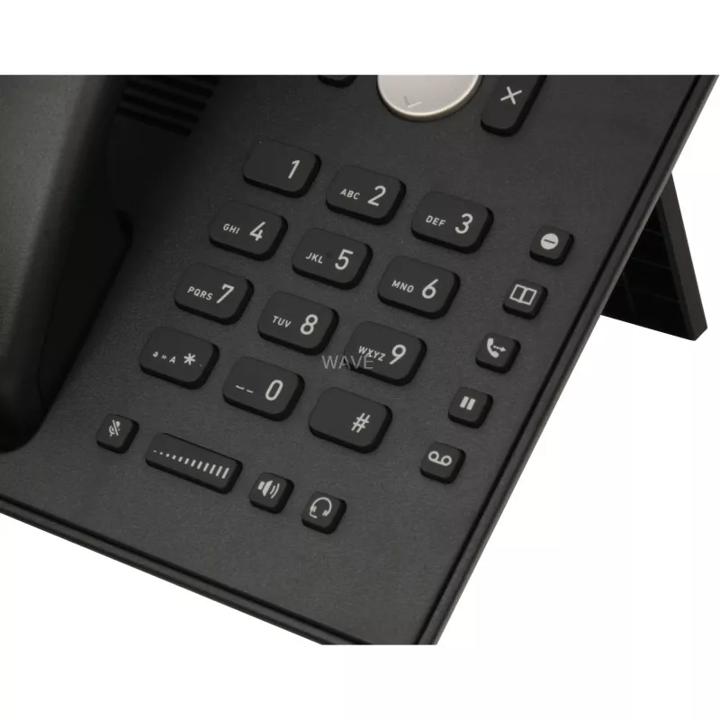 snom D120 - VoIP telefón - trojstranná konferencia - SIP - 2 káble - čierny (4361)