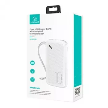 Powerbank PB56 10000mAh 2xUSB biela