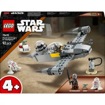 LEGO Star Wars sada 75410 N-1 Starfighter model s 92 dielmi, minifigúrky Mando a Grogu