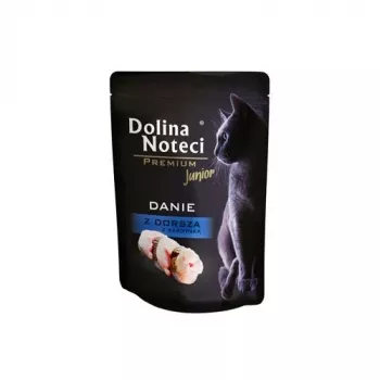 Dolina Noteci Premium jedlo z tresky a sardiniek - mokré krmivo pre mačiatka - 85 g