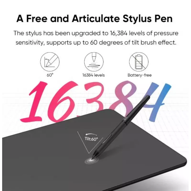 Grafický tablet XP-Pen DECO 01 V3 — 5080 lpi, 254 x 158,75 mm, čierny, USB (káblový & bezdrôtový)