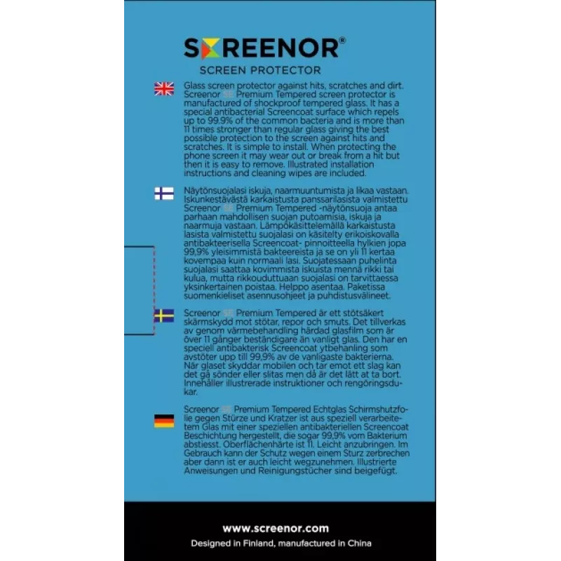 SCREENOR ochranné tvrdené sklo na displej pre Apple iPhone 12 / 12 Pro