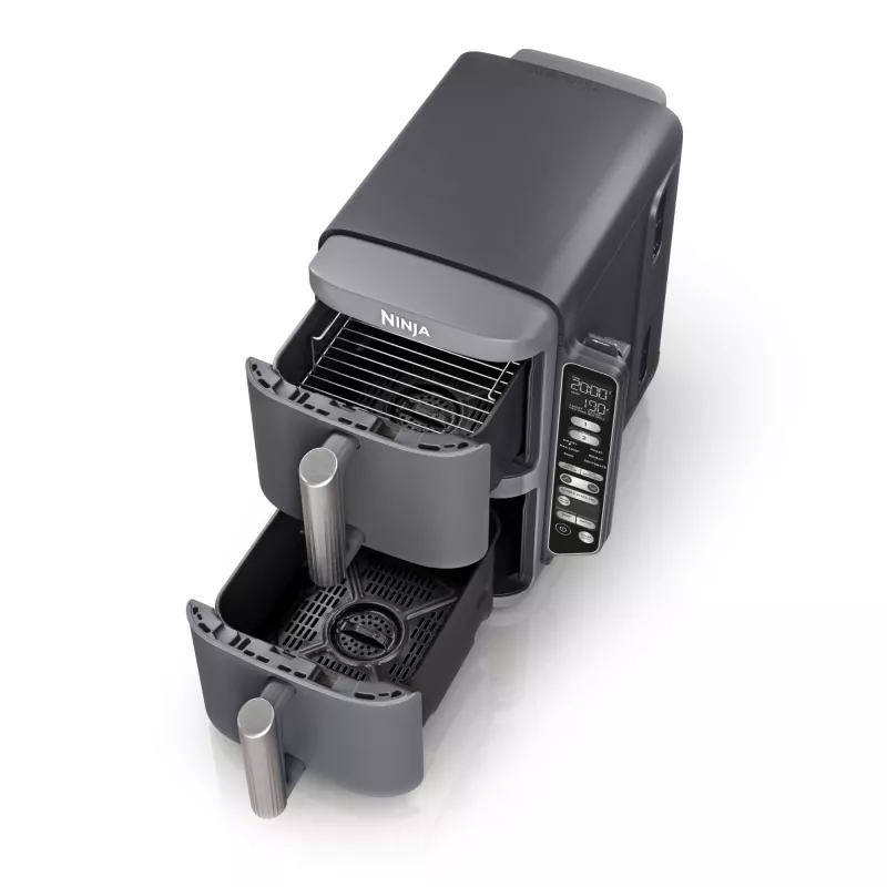 Ninja Double Stack XL teplovzdušná fritéza 2 priehradky s teplotnou sondou SmartCook 9,5 L SL451EU
