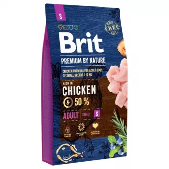 BRIT Premium by Nature Small Chicken - suché krmivo pre psov - 8 kg