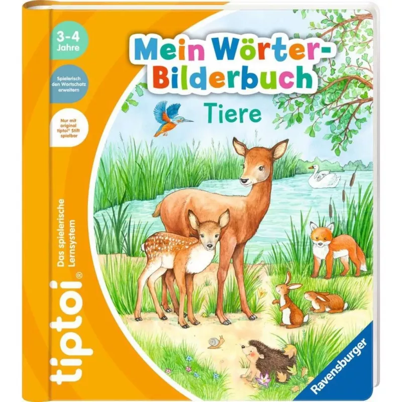 tiptoi Mein Wörter-Bilderbuch: Tiere, učebná kniha