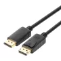 DisplayPort kábel Unitek Y-C609BK — 3 m, samec-samec, čierny