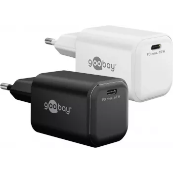 Goobay USB-C™ PD GaN rýchlonabíjačka Nano (65 W) biela (79156)