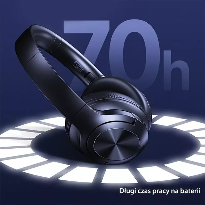 Usams Slúchadlá Bluetooth 5.3 Over-Ear Us-yh séria čierna/čierna TDLYEJYS01