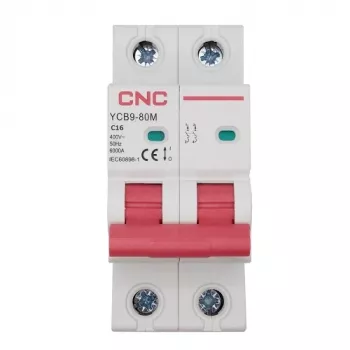 Miniatúrny istič HiSmart NV821495 2-pólový 16A charakteristika C