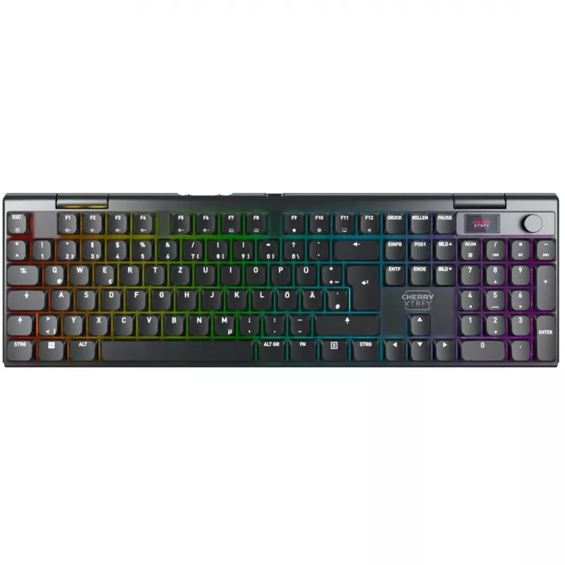 Herná klávesnica CHERRY XTRFY MX 10.1 Wireless USB RF Bluetooth QWERTZ čierna