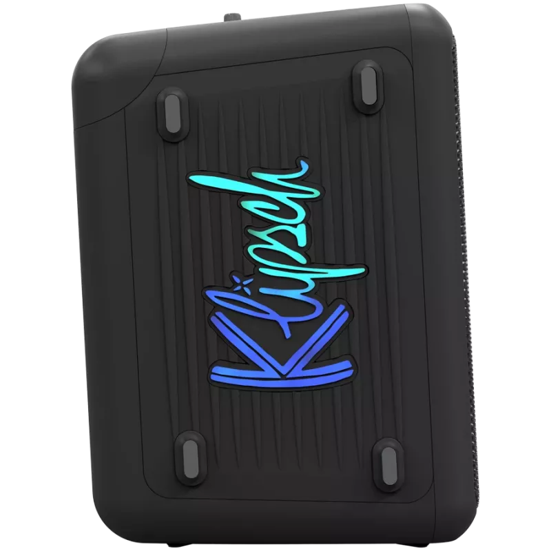 Párty reproduktor KLIPSCH Vegas — káblový & bezdrôtový, basový reproduktor 13,3 cm, 49–20000 Hz, 95 dB, na batérie, čierny