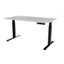 Elektricky výškovo nastaviteľný stôl cama meble MOON LONG 150x80 72–120 cm čierny/biely