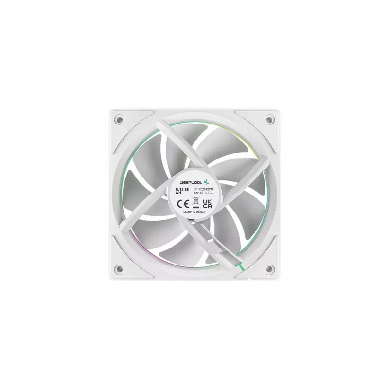 Ventilátor počítačovej skrine DeepCool FL12 SE WH 12 cm biely 3 kusy