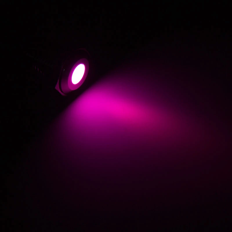 Spínač s fialovým LED podsvietením Lamptron LAMP-SW2005-S — podsvietený panelový spínač