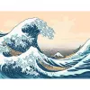 Maľovacia sada Ravensburger CreArt ART Collection Veľká vlna Hokusai 23690 — umelecká sada maľovania podľa čísel