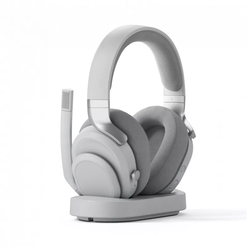 Fractal Design Scape headset káblový & bezdrôtový hlavový most hudba nabíjacia stanica sivá