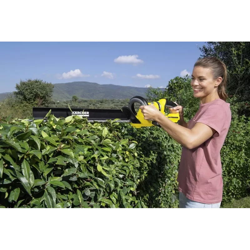 Akumulátorové nožnice na živý plot KARCHER HGE 18-50 sada s batériou