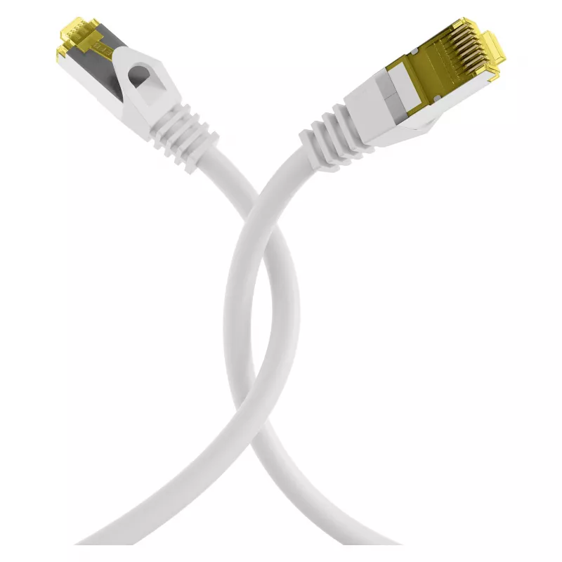 EFB-Elektronik RJ45 patch kábel Cat.6A S/FTP LSZHCat.7 surový kábel biely 0,15m výrobca: EFB Elektronik (MK7001.0,15W)