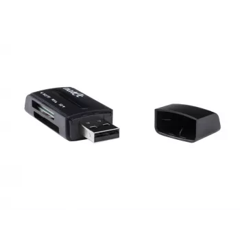 Natec MINI ANT 3 USB 2.0 čítačka kariet (SD, SDHC, MMC, M2, microSD), Čierna (NCZ-0560)