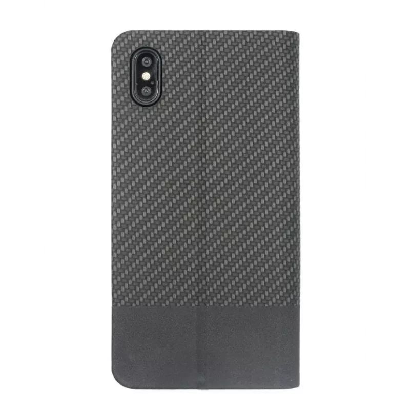 Puzdro na mobil Tellur Carbon pre iPhone XS – čierne