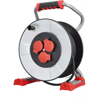 Káblový bubon Bachmann Profi káblový bubon IronCoat 399.194 — 25 m kábla, 3×1,5 mm²