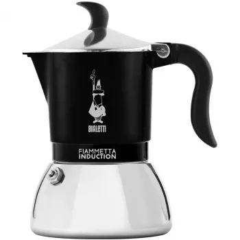 Indukčný kávovar BIALETTI FIAMMETTA na 2 šálky, čierny