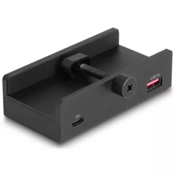 DeLOCK 64284 USB hub Type-A 5000 Mbit/s čierny