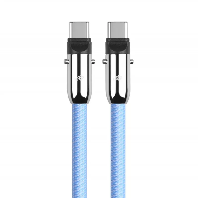 2in1 USB-C kábel 1m modrý