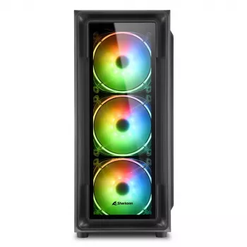 PC skriňa Sharkoon TK4 RGB Midi Tower čierna