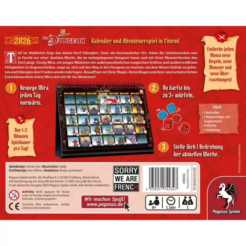 365 adventure – Der Dungeon (vydanie 2026), logická hra
