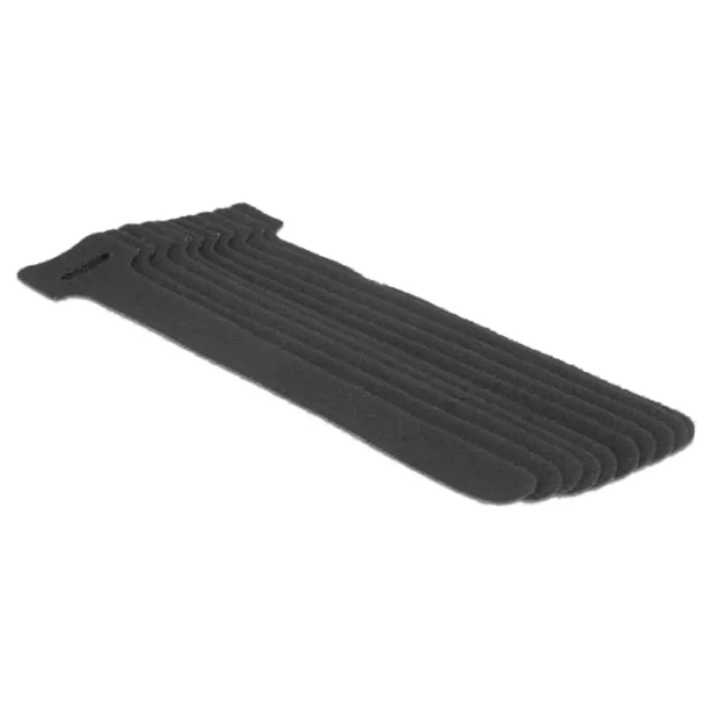 Suchý zips DeLOCK 18686 čierny 10 ks