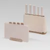 Maestro MR-1412-BEIGE sada nožov s blokom + sada krájacích dosiek béžová