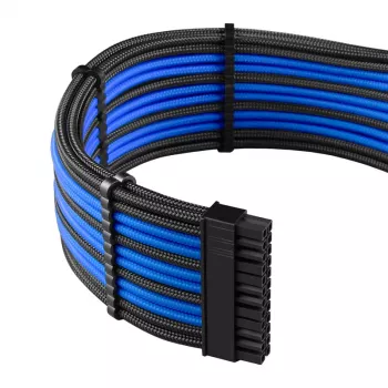 CableMod PRO ModMesh 12VHPWR predlžovacia sada káblov čierna/modrá — 12VHPWR predlženie napájania GPU