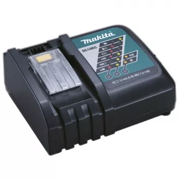 Makita DC18RC - nabíjačka batérií - 1 x nabitie batérie - pre Makita DCS553, DGA514, DGA901, DHP453, DHP482, DHS630, DLW140, DLX3179, DML815, LXT DBN500 (DC18RC)