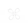 Stropné LED svietidlo TRIO Fly 40 cm, 4000K, matná biela