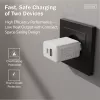 AC USB nabíjačka DIGITUS 20W, 1x USB-C, 1x USB-A, vstup 100–240V, biela