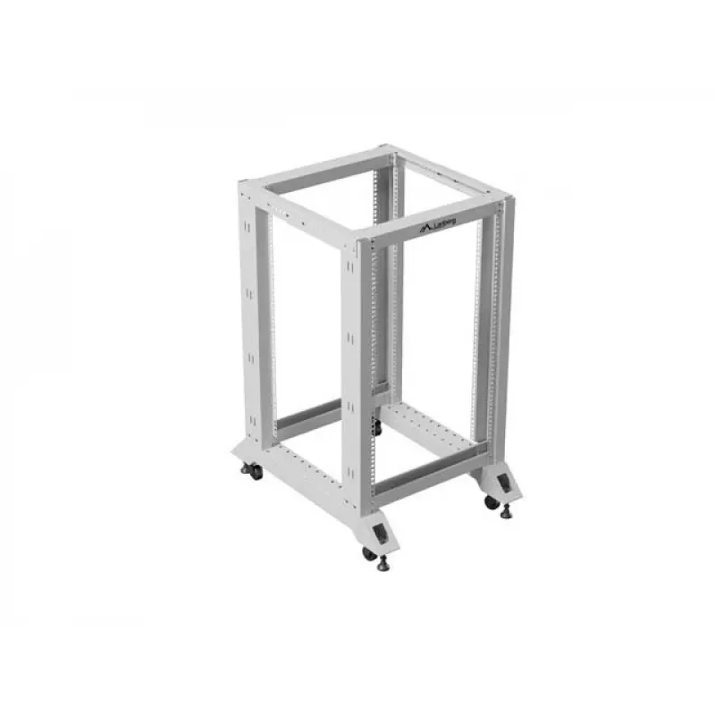 Otvorený rack 19 18U 600x800 sivý