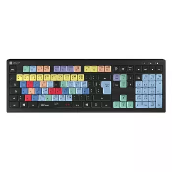 Klávesnica Logickeyboard LKB-CBASE-A2PC-FR Universal USB AZERTY francúzska čierna