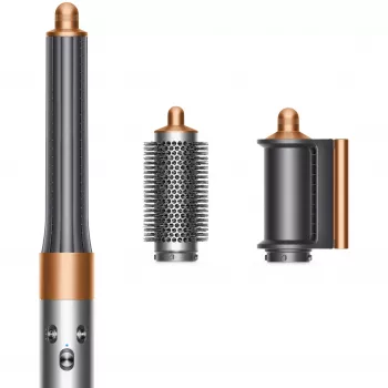 Multistyler Dyson Airwrap Origin Warm Copper Nickel — Multistyler, 1300 W, 3 stupne teploty/rýchlosti, 360° základňa, 2,675 m kábel