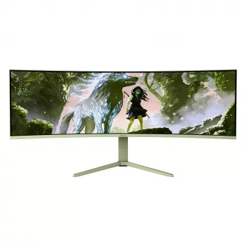 Curved počítačový monitor Arozzi Nova 49 palcov (124,5 cm) Dual QHD 5120×1440 LED VA, 4 ms, zelený