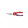 Knipex kombinované kliešte dĺžka 200 mm forma 1 rovné viackomponentové puzdro chrómované