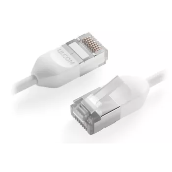 Sieťový kábel Ubiquiti UACC-Cable-Patch-Outdoor-C6A-5M-W Cat6a 5m biely
