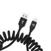 Dátový kábel USB na Lightning Tellur Extendable 3A, 1,8 m, čierny