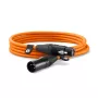 RØDE XLR3M-O audiokábel 3 m XLR oranžový konektor samec na konektor samica