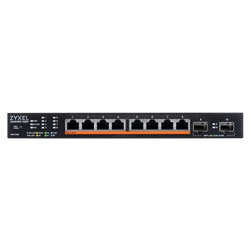 Zyxel XMG1915-10EP spravovaný L2 2.5G Ethernet (100/1000/2500) Power over Ethernet (PoE)