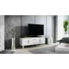 Cama RTV stojan LOTTA 140cm biely + sonoma dub