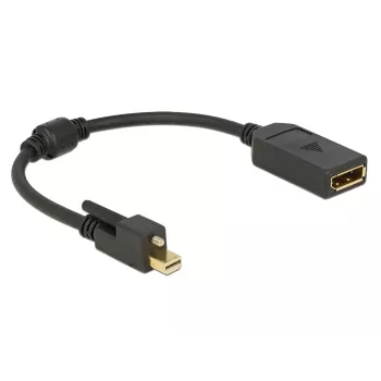 DisplayPort kábel DeLOCK 62638 Mini DisplayPort 0,25 m čierny